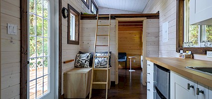 Innenaufnahme eines Tiny-Houses